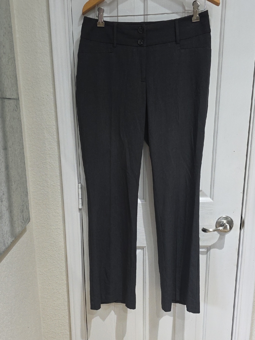 Alfani Classic Straight Dress Pants - Black Size 4S